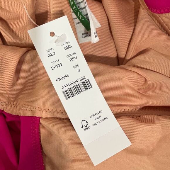 J. Crew Ruched Ruffle One Piece Swimsuit In Radiant Fuchsia Size 0 - Picture 7 of 8